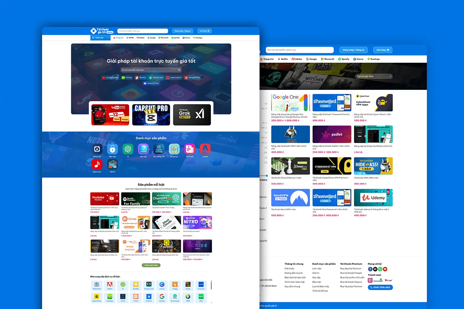 WEbsite-bán-tài-khoản-trực-tuyến
